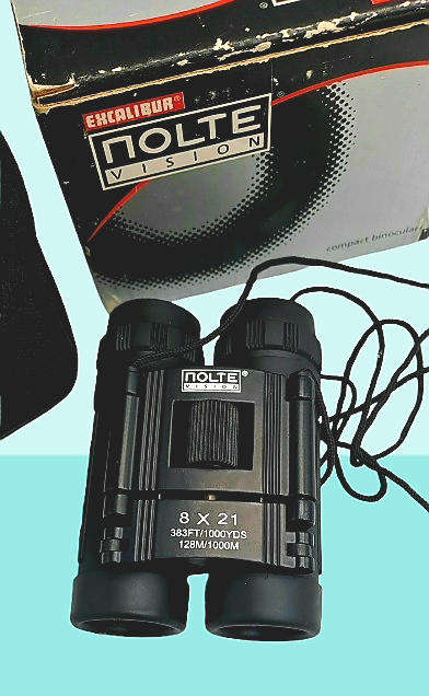 Nolte Precision Binoculars 8 x 21 383ft/1000yds 128M/1000m (Pocket size) Boxed with bag