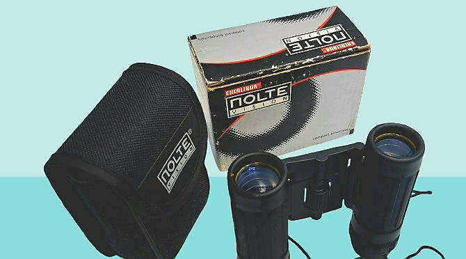 Nolte Precision Binoculars 8 x 21 383ft/1000yds 128M/1000m (Pocket size) Boxed with bag