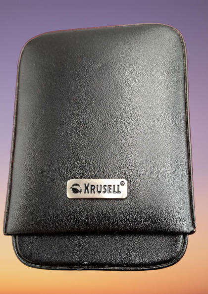Krusell leather Bussiness Card Holder ? 10cm x 7cm x 12cm