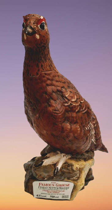 Vintage Royal Doulton The Famous Grouse Empty Collectable Liquor Bottle-Matthew Gloag & Son