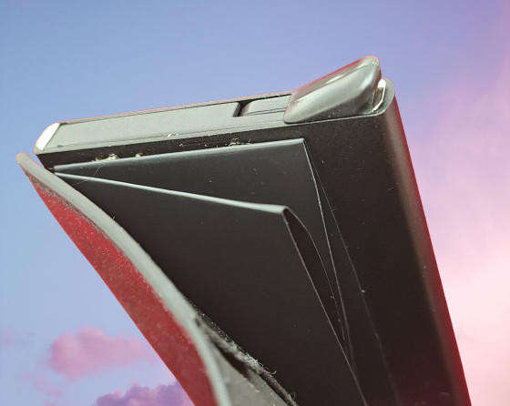 leather & Metal Card card wallet   10cm x 6,5cm x 15cm