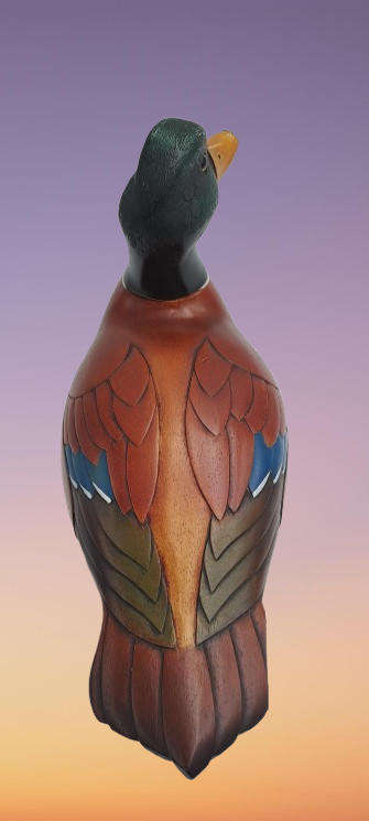 Knysna Feathers Gallery -Limited Edition No 529 of 2000 MALLARD DRAKE Hand Crafted and Painted