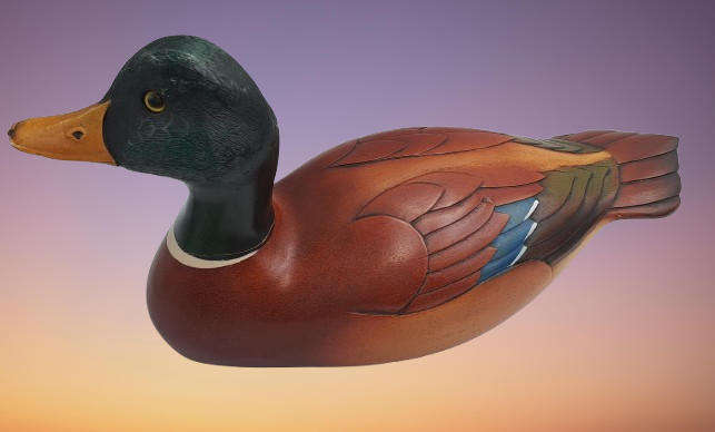 Knysna Feathers Gallery -Limited Edition No 529 of 2000 MALLARD DRAKE Hand Crafted and Painted