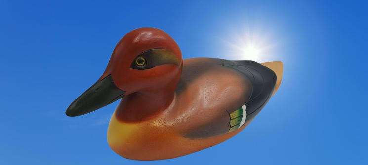 Knysna Feathers Gallery -Limited Edition No 529 of 2000 MALLARD DRAKE Hand Crafted and Painted