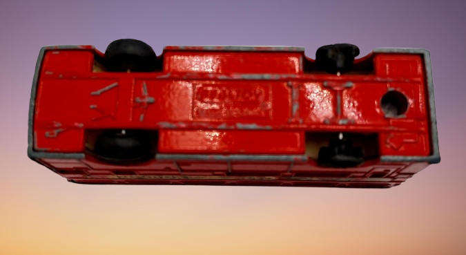 Vintage Realtoy Die cast London Bus made in China