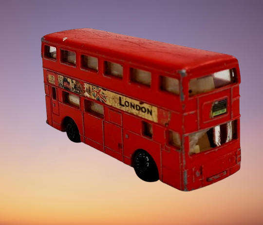 Vintage Realtoy Die cast London Bus made in China