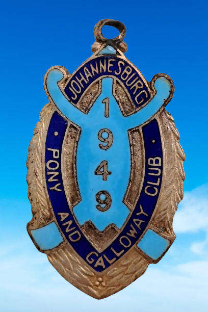 Vintage 1949 Johannesburg Pony& Galloway CLUB No  39 Badge -Brass & Enamel