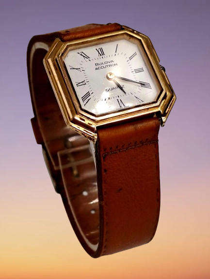 Vintage Swiss Bulova Accutron Ladies Quartz Watch -Working