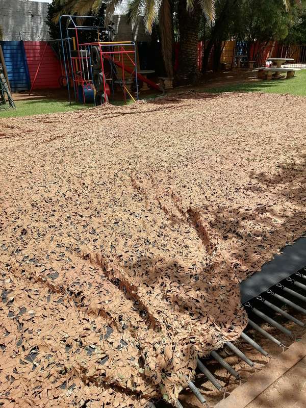 SANDF camouflage leafy net  10 x 10 m