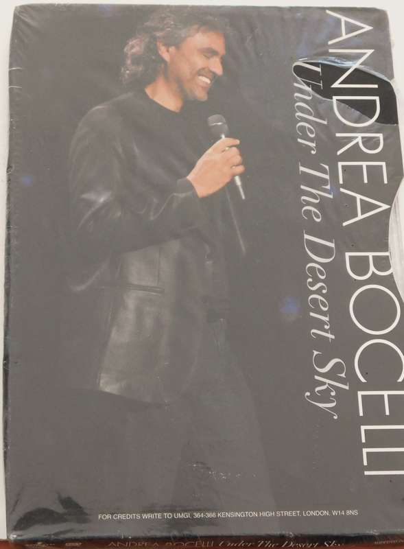 ANDREA BOCELLI - Under Desert Sky  [DVD] NEW