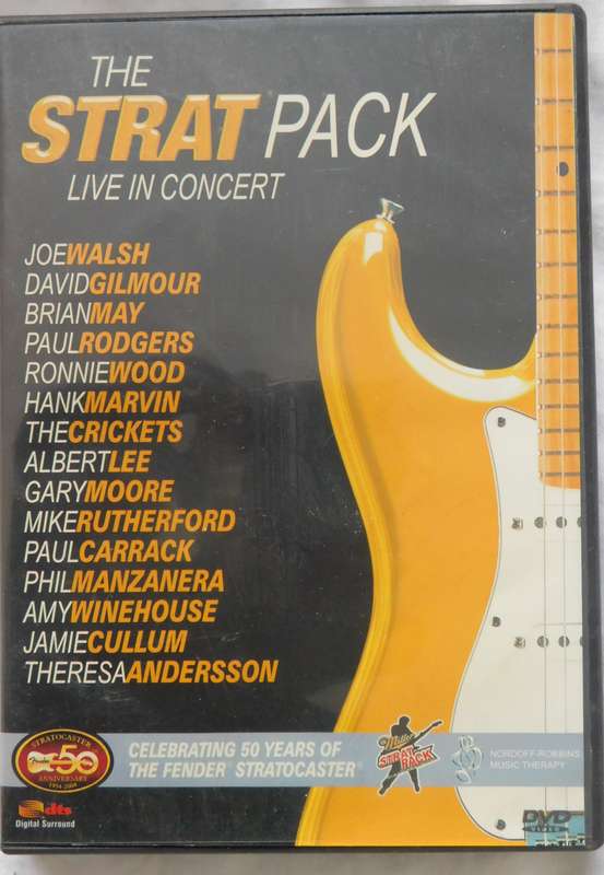 STRAT PACK  - Live in Concert (Celebrating 50 Years of Fender Stratocaster) [DVD] RARE