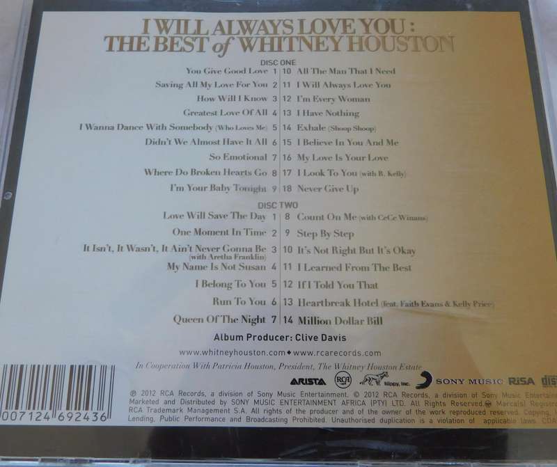 WHITNEY HOUSTON - The Best Of [DELUXE EDITION 2 CD]
