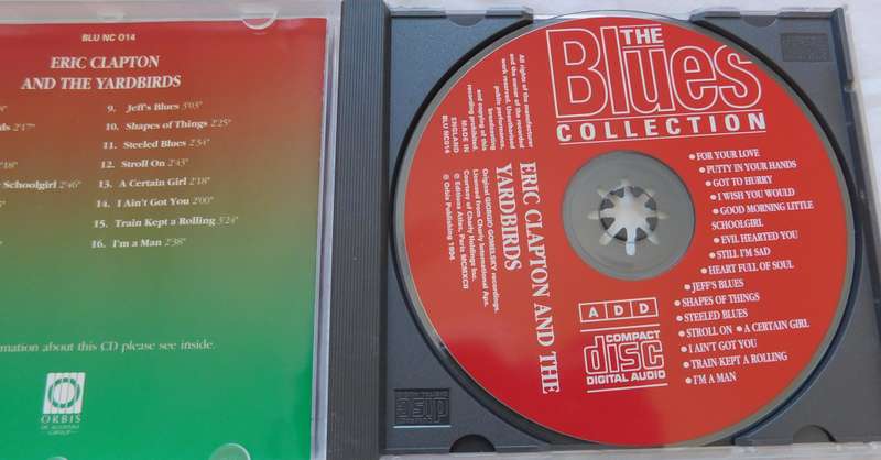 BLUES COLLECTION - Eric Clapton & The Yardbirds  [CD]