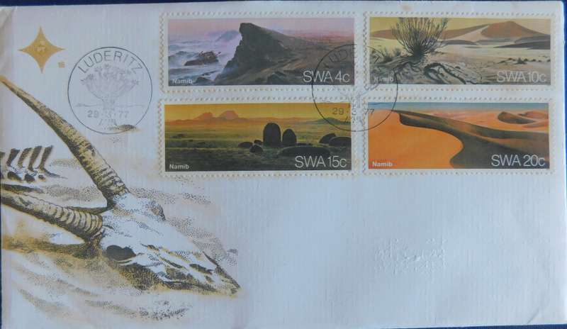 STAMPS SWA. 1977. Namib Desert FDC No 18 (2 * FDC'S)