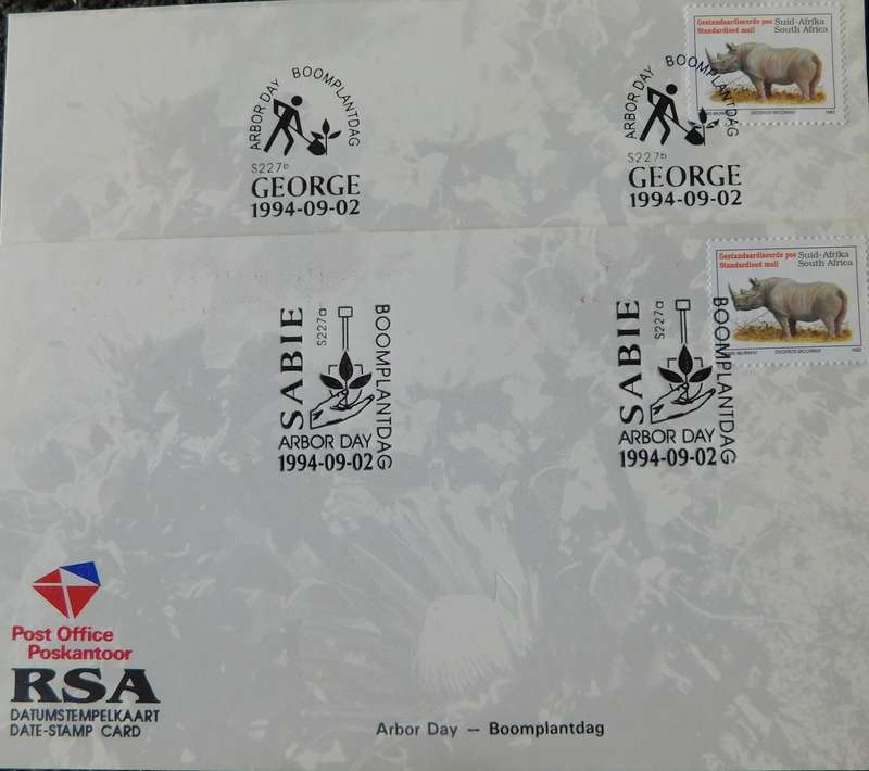 STAMPS - SOUTH AFRICA FDC - 8 Nature Theme FDC's