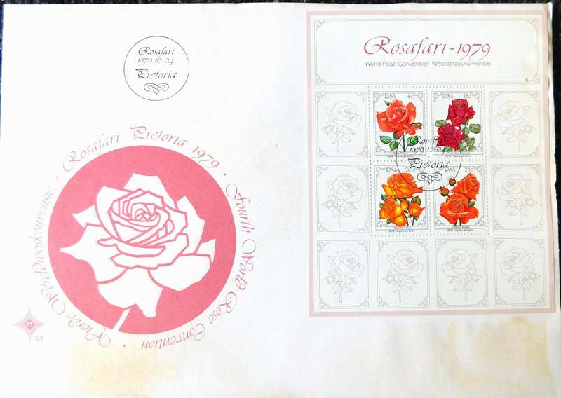 STAMPS - SOUTH AFRICA FDC - Flower Theme (Four FDC)