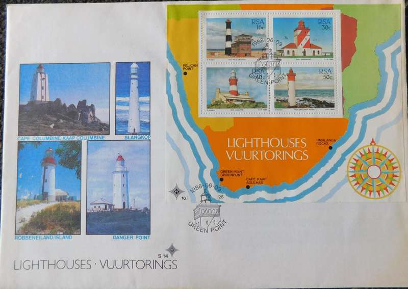 STAMPS - SOUTH AFRICA FDC -  Boat Theme (Six FDC)