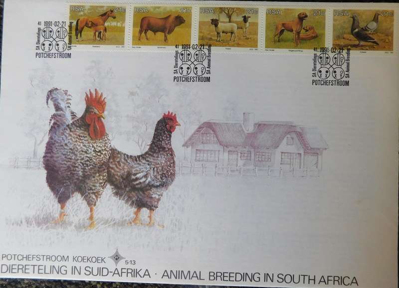 STAMPS - SOUTH AFRICA FDC - 8 Nature Theme FDC's