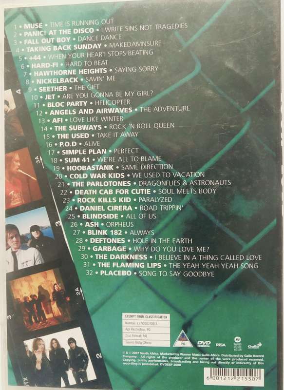 LOCK + LOAD - 32 Massive Rock Videos [DVD] ft. The Muse, Panic at the Disco...