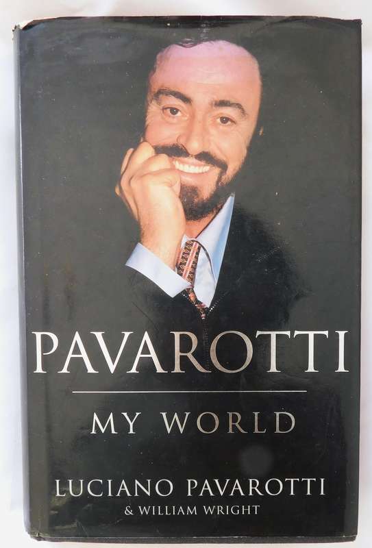 PAVAROTTi - MY WORLD  - by Pavarotti & Wright [Hardcover BOOK]