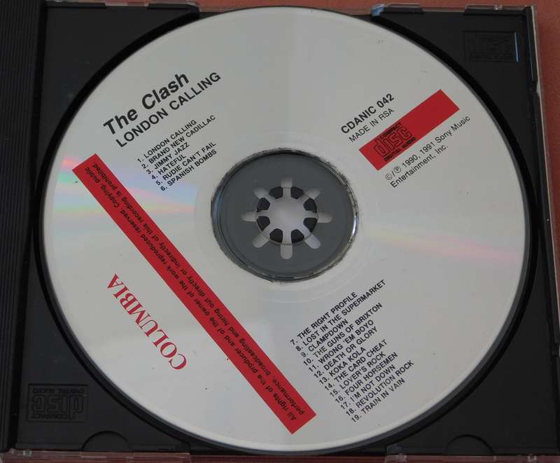 THE CLASH - LONDON CALLING [CD] 2 Record Set on One CD
