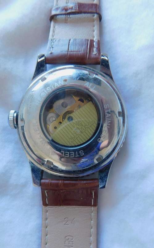 KRONEN & SOHNE  - Men's ROMAN SKELETON Kinetic... [MENS WATCH]