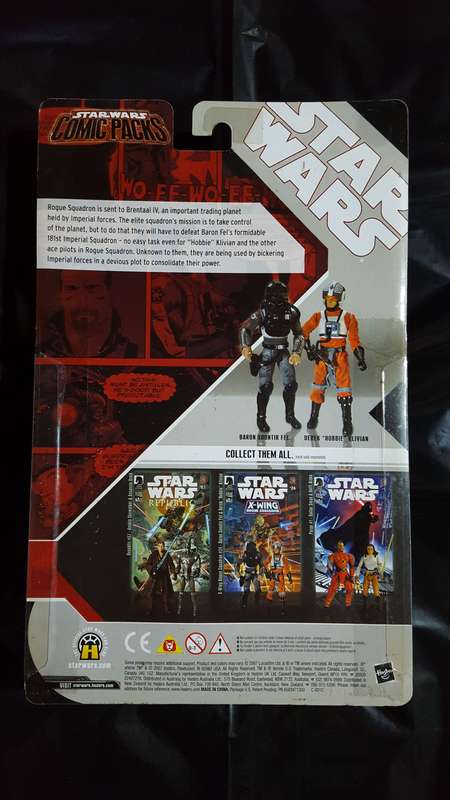 Star Wars - Comic Packs - Baron Soontir Fel & Derek "Hobbie" Klivian (2007) [Hasbro]