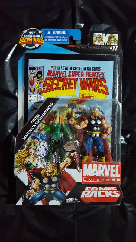 Marvel Universe - Comic Packs - Secret Wars #11 Thor & Marvel's Enchantress (2009) [Hasbro]