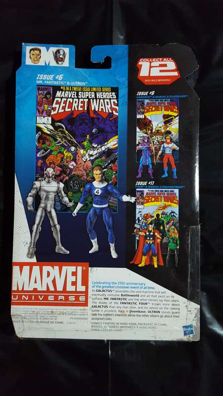 Marvel Universe - Comic Packs - Secret Wars #6 Mr Fantastic & Ultron (2009) [Hasbro]