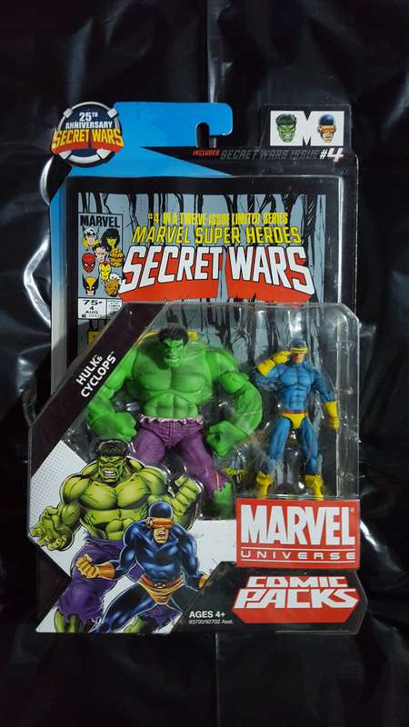 Marvel Universe - Comic Packs - Secret Wars #4 Hulk & Cyclops (2009) [Hasbro]