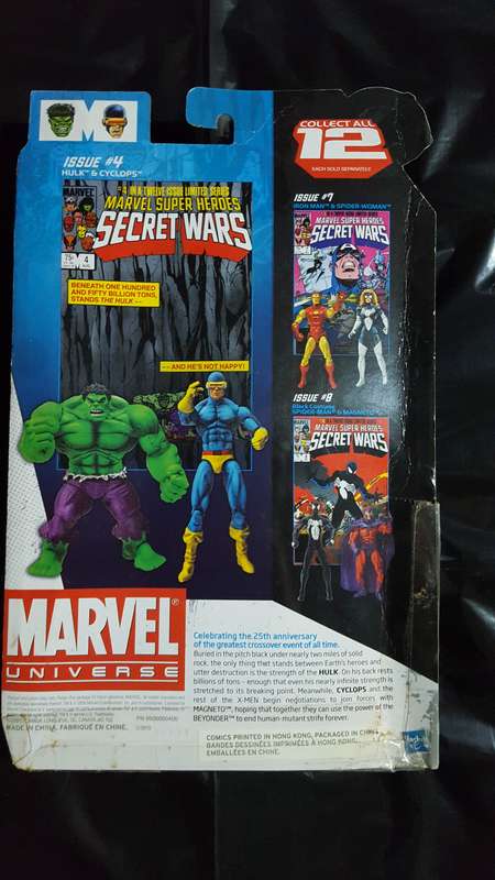 Marvel Universe - Comic Packs - Secret Wars #4 Hulk & Cyclops (2009) [Hasbro]