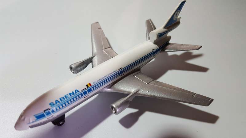 MATCHBOX 1973 SB-13 DC-10 Sabena Belgian World Airlines