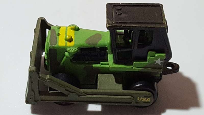 Micro Machines 1987 Galoob Military Bulldozer