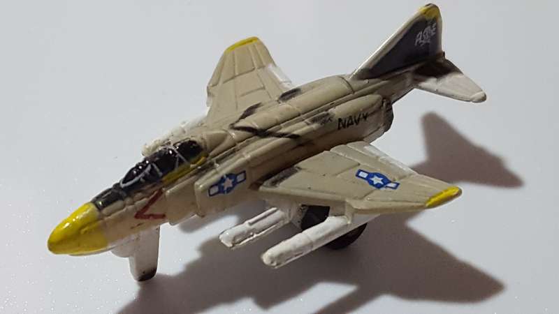 Micro Machines 1987 Galoob F-4 Phantom Navy