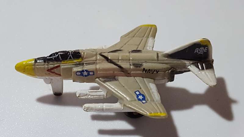 Micro Machines 1987 Galoob F-4 Phantom Navy