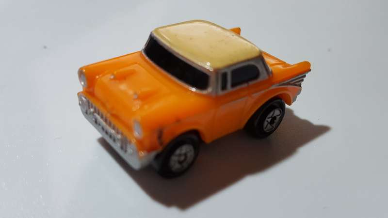 Micro Machines 1989 Galoob Insiders Chevy '57 Bel Air w/Micro Lamborghini Countach