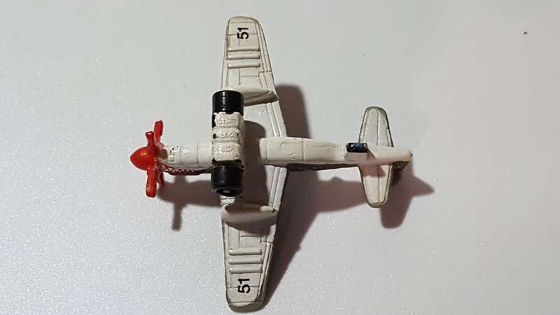 Micro Machines 1987 Galoob P-51 Mustang Fighter Plane