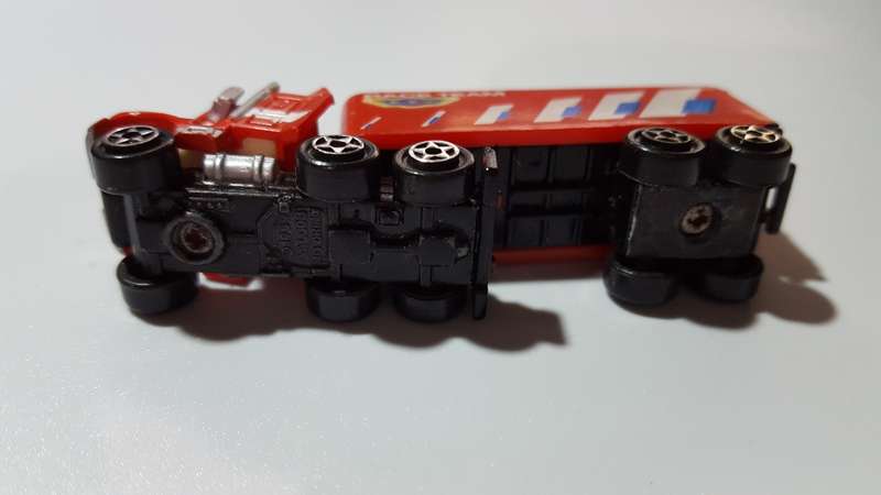 Micro Machines 1989 Galoob Race Team Semi Box Truck Lorry Kenworth