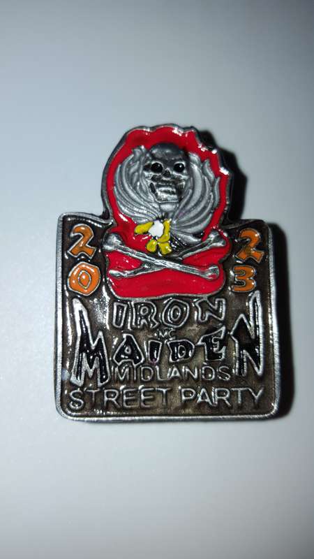 Iron Maiden MC Midlands Street Party 2023 Metal Badge