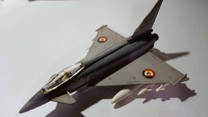 ERTL Force One EFA Eurofighter Typhoon Jet (1989)