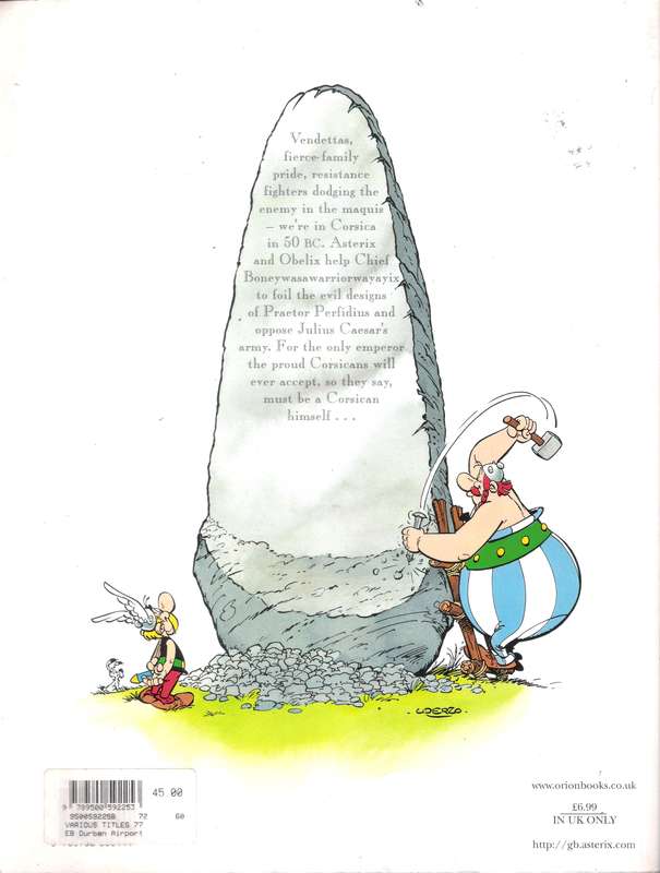 Asterix in Corsica {Softcover]