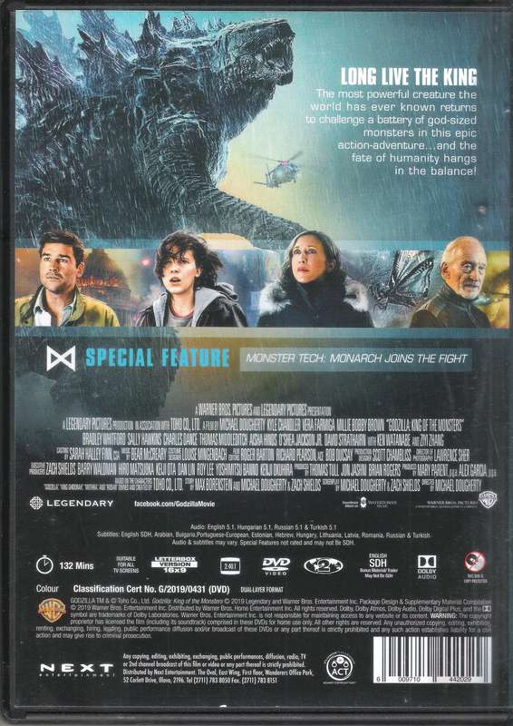 Godzilla - King of the Monsters (2019) [DVD]