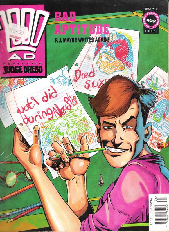 2000AD Featuring Judge Dredd (Prog # 707) [1 Dec 90]