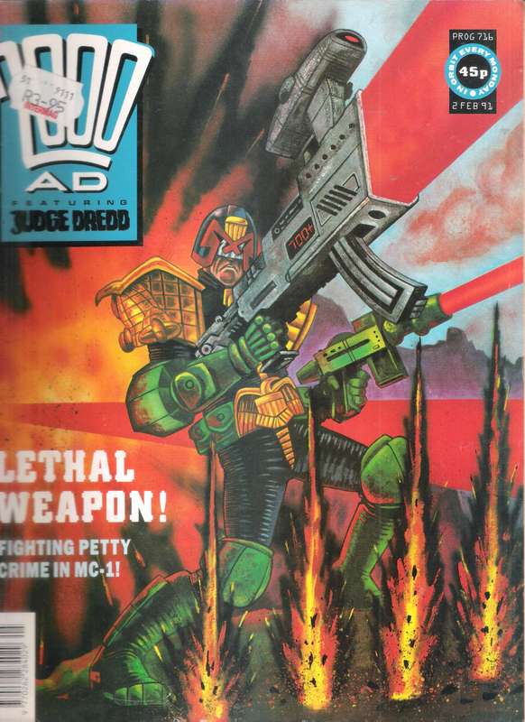 2000AD Featuring Judge Dredd (Prog # 716) [2 Feb 91]