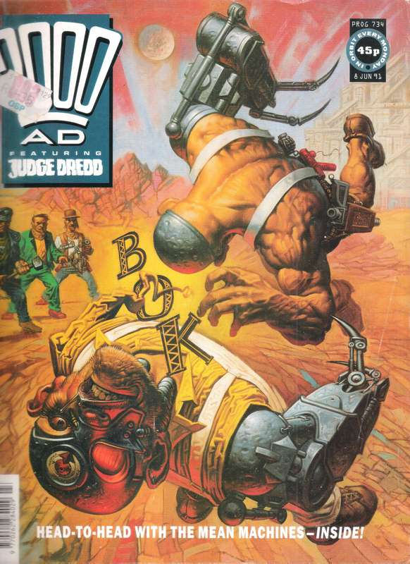 2000AD Featuring Judge Dredd (Prog # 734) [8 Jun 91]