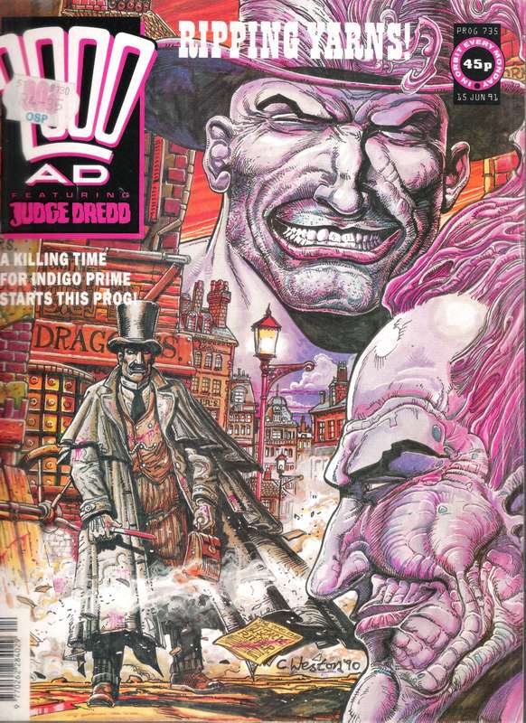2000AD Featuring Judge Dredd (Prog # 735) [15 Jun 91]