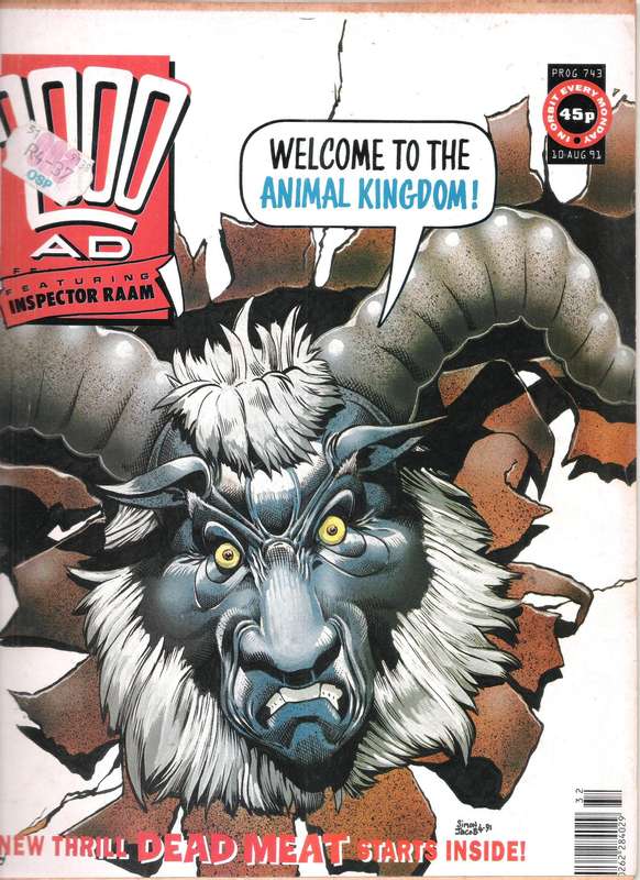 2000AD Featuring Judge Dredd (Prog # 743) [10 Aug 91]