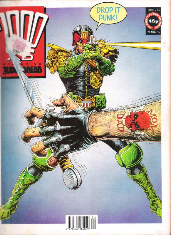 2000AD Featuring Judge Dredd (Prog # 745) [24 Aug 91]