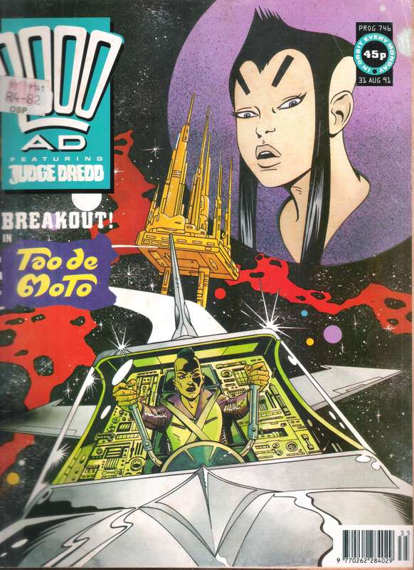 2000AD Featuring Judge Dredd (Prog # 746) [31 Aug 91]