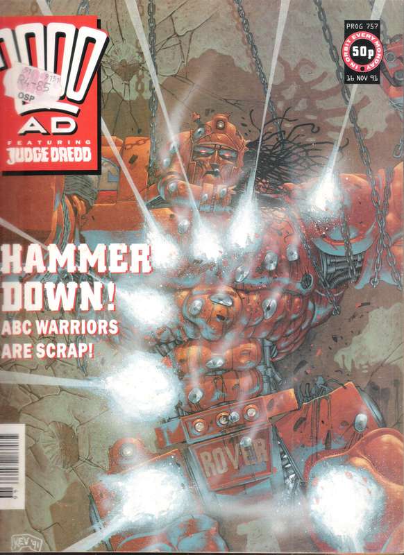 2000AD Featuring Judge Dredd (Prog # 757) [16 Nov 91]
